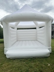 Large White Castle Bounce House