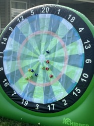 Inflatable golf game