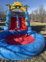 DUAL LANE SMALL WATER SLIDE